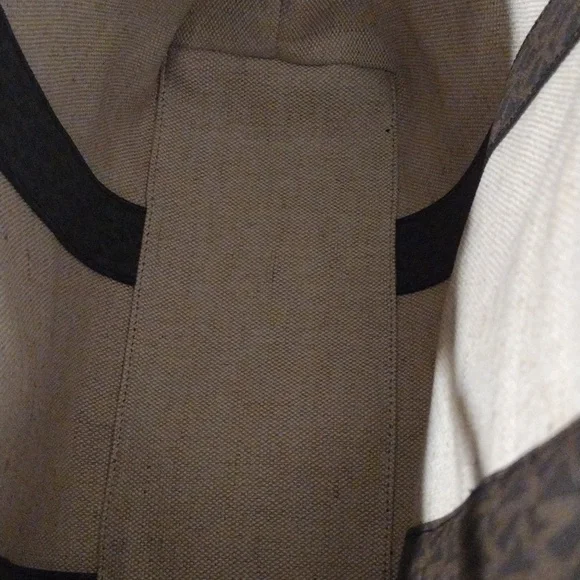 Michael Kors Large Eva Shoulder Tote Bag with wristlet Brown / Olive SOLD, SOLD, - Picture 7 of 16